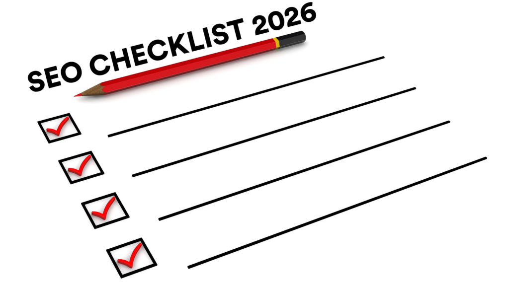 Checklist illustration representing local SEO checklist for 2026