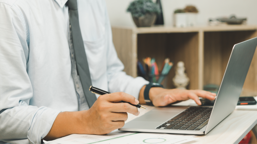 Content strategist analyzing search data for pest control articles
